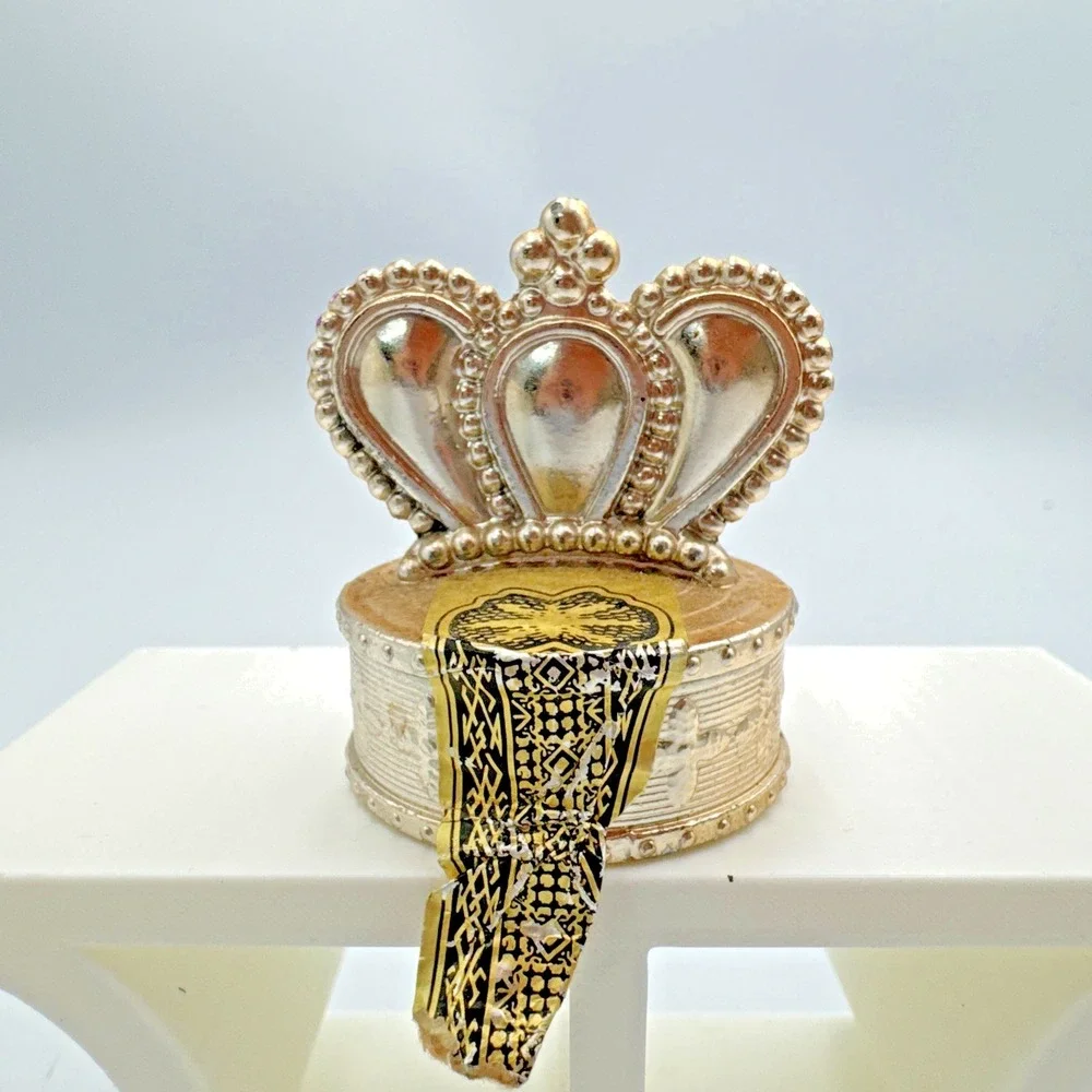 Vintage Empty Royale‎ Deluxe Chambord Liqueur Decanter Bottle Crown